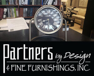 2025 accent clock giveaway from Partners by Design Furniture Fond du Lac